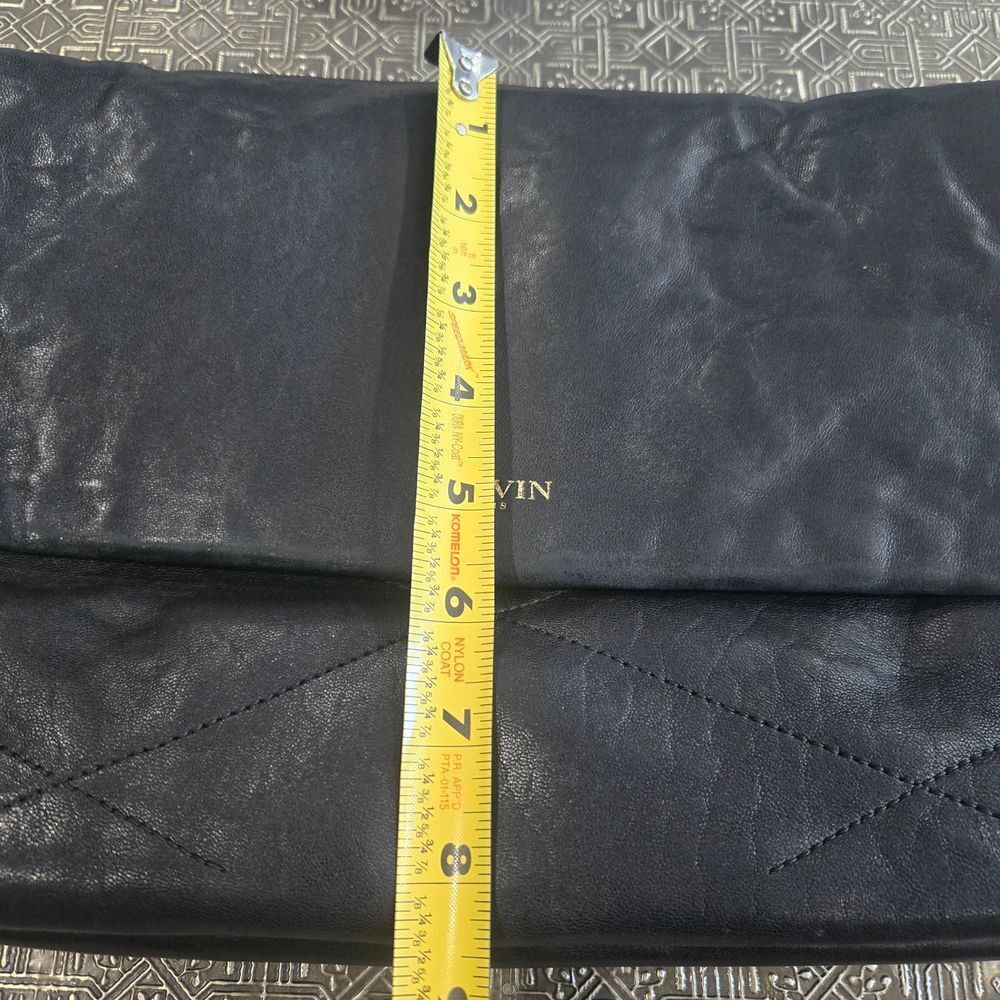 🐢 LANVIN Lambskin Quilted Medium Sugar Flap Shoulder Bag - Picture 16 of 17